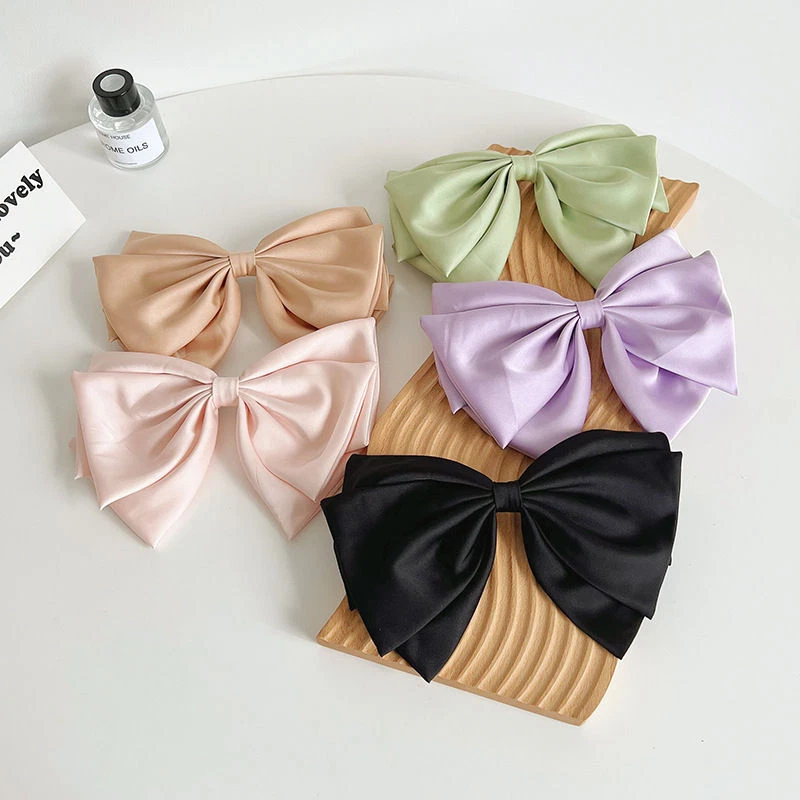 Clip de cabeza de moño de colección horquilla pasadores satinado clip de resorte sombreros Foto 4 de 4