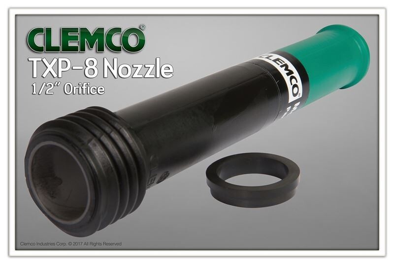Clemco 23527 TXP-8 Long Venturi Tungsten Carbide Sandblast Nozzle