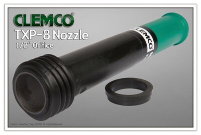 Clemco 23527 TXP-8 Long Venturi Tungsten Carbide Sandblast Nozzle
