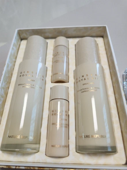 NATURE REPUBLIC Ginseng Royal Silk set moisture anti aging wrinkle care K-Beauty - Image 2 of 2