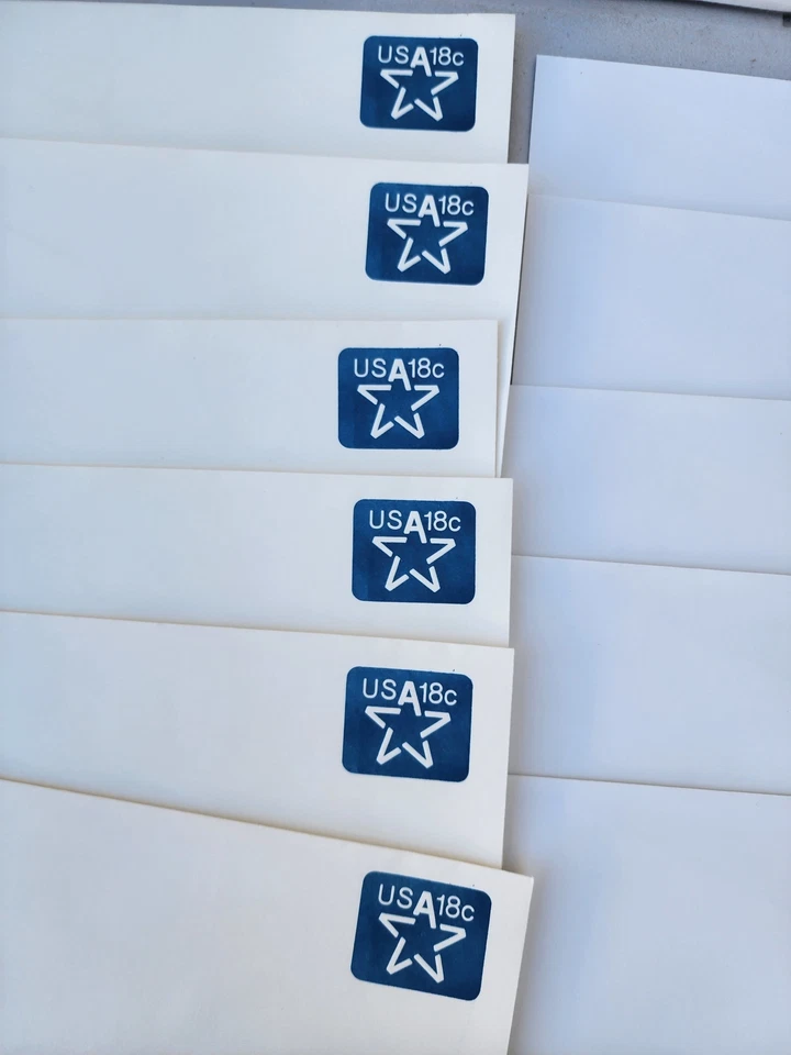 Lot of 21 USA Postage Stamped Envelopes Scott # U593 U607 U600 U617 U608 - Image 2 of 4