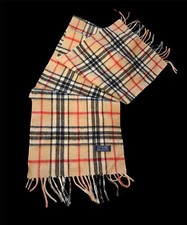 Lochmere 100 Cashmere Scarf Camel Nova Check Plaid Check 62 Nice