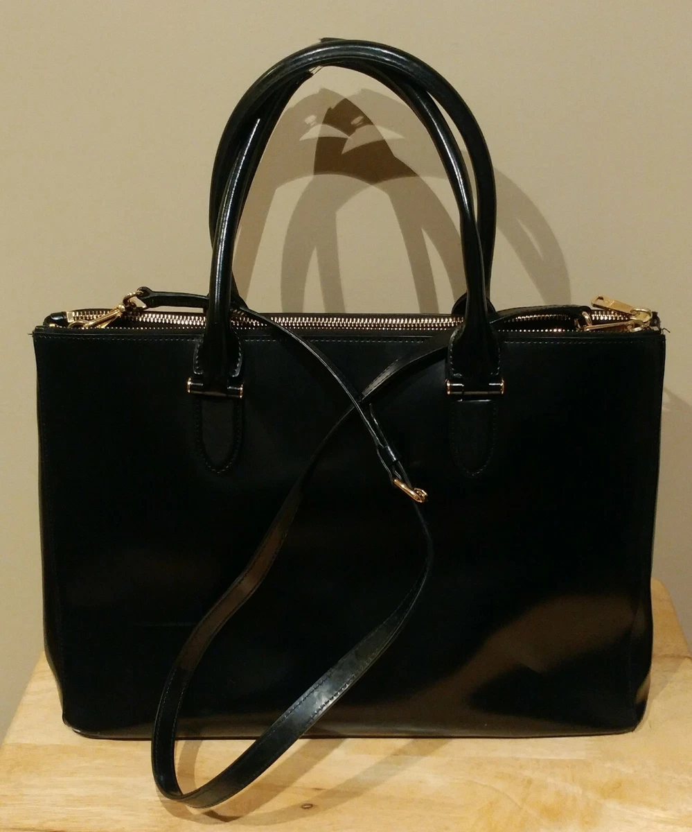 Ralph lauren 2025 patent leather handbag