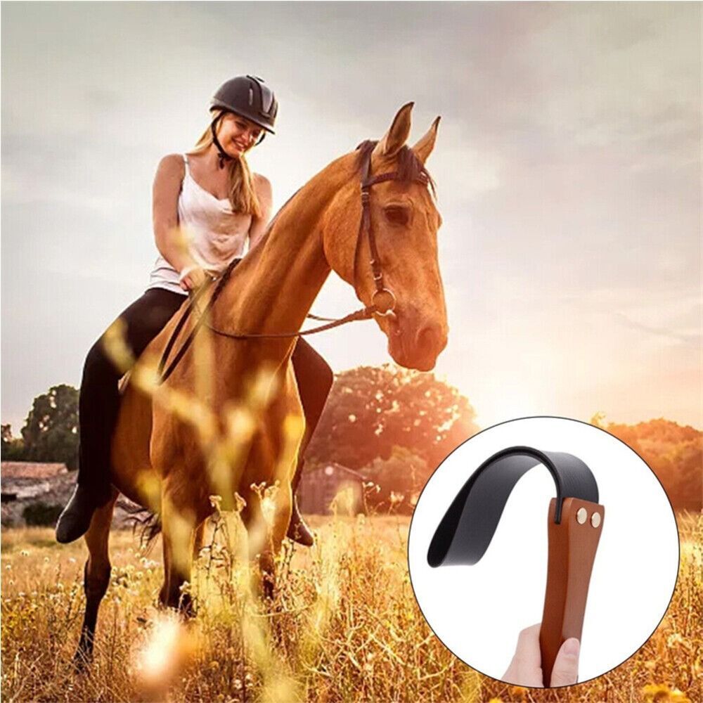 Handheld Leather Professional Horse Crop Horse Whip Crop Solid Wood