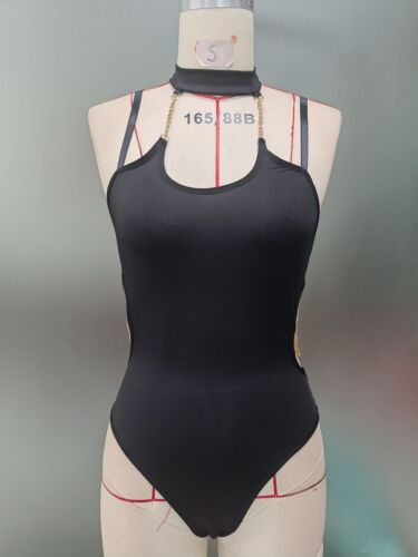 Women Sexy One Piece Swimsuits Halter Bathing Suits Cutout Monokini Bodysuit US - Picture 7 of 16