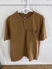 Wrangler Workwear Men's Short Sleeve Pocket Henley T-Shirt, Sizes S-5XL