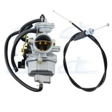 Carburetor & Throttle Cable For Honda TRX250EX Sportrax 250 Recon 250 TRX250