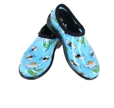 Sloggers Women's Waterproof Comfort Shoes - Blue Bee's, Style 5119BEEBL Us Sz 6