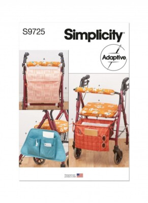 Simplicity Schnittmuster 9725 Zubehör, Taschen Einheitsgröße
