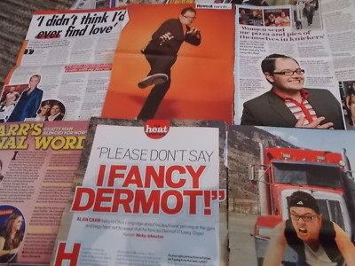 ALAN CARR CELEBRITY  CLIPPINGS PACK  GOOD CONDITION