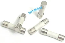 SET OF 5 T 1AH 250V S 1A SLOW BLOW CERAMIC SCHURTER FUSES T1AH250V