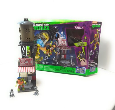 Teenage Mutant Ninja Turtles Mega Bloks Mikey Pizzeria Showdown