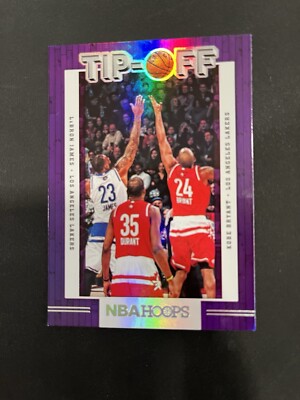 2019-20 Panini Hoops Tip Off LeBron James Kobe Bryant Kevin Durant Foil Insert
