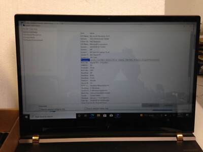 HP Spectre 13-af0xx | Intel Core i7-8550U CPU@1.80 GHz | 16GB RAM
