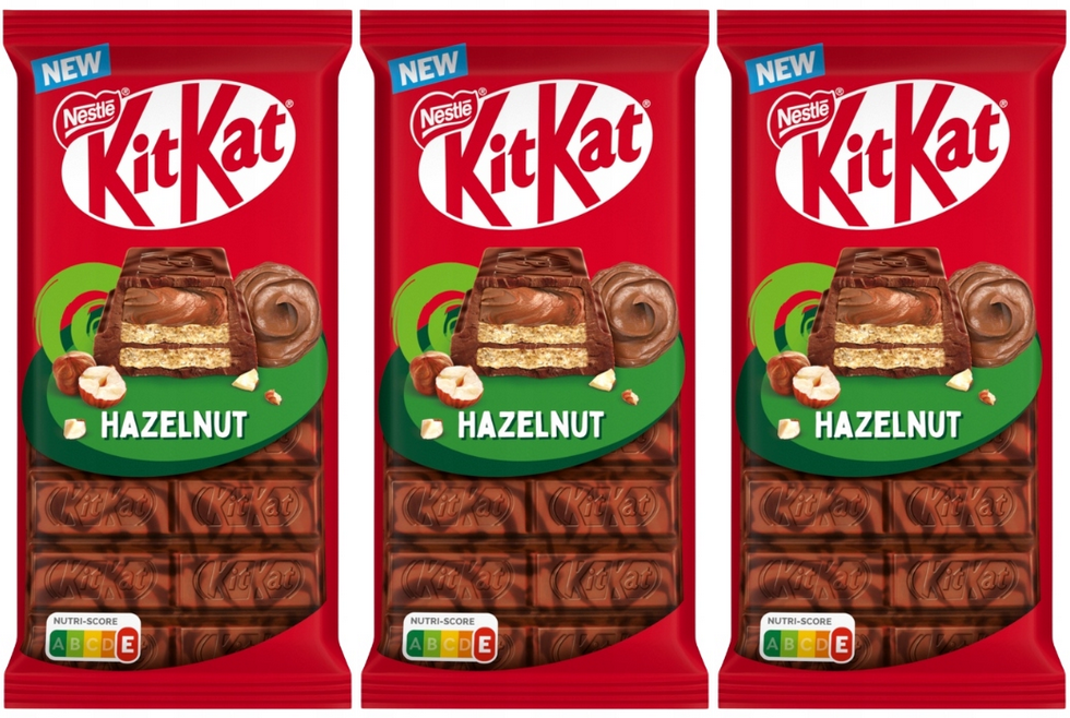 🍫 3x 99G NESTLE KITKAT KIT KAT CHOCOLATE - HAZELNUT FLAVOUR