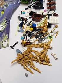 LEGO Ninjago Master Wu Dragon 70734 w/ Box & Instructions. UNCOMPLETE FOR PARTS