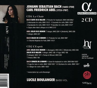 BACH ABEL SOLO NEW CD