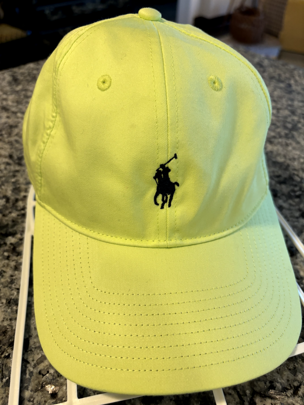 PONY CAPPELLO DA BASEBALL POLO RALPH LAUREN GOLF NUOVO CON ETICHETTE VERDE VETRO SPY TAGLIA UNICA