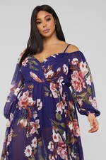 blue floral maxi dresses for women