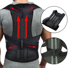 Posture Corrector Back Brace Shoulder,Neck,Clavicle Pain Relief Straightener Men