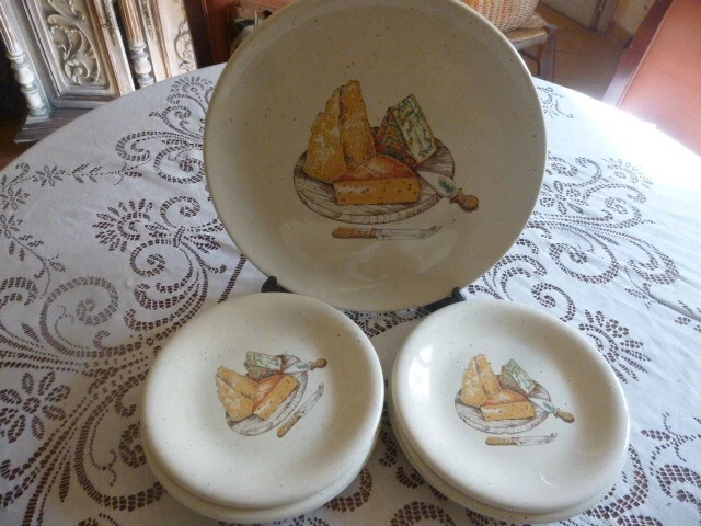 Plateau De Service En Albâtre Blanc - Vintage Années 1960 - Fait Main