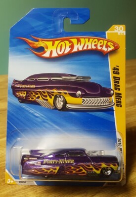 Hot Wheels '49 Drag Merc Lot of 2 1949 Mercury Purple & Red w