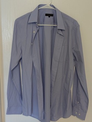 Alexandre London Herren Hemd Oxford Dress Shirt Gr. M 15,5'' Langarm Blau