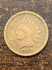 1899 P INDIAN HEAD CENT A VERY FINE COIN . PLUS A SUPRISE