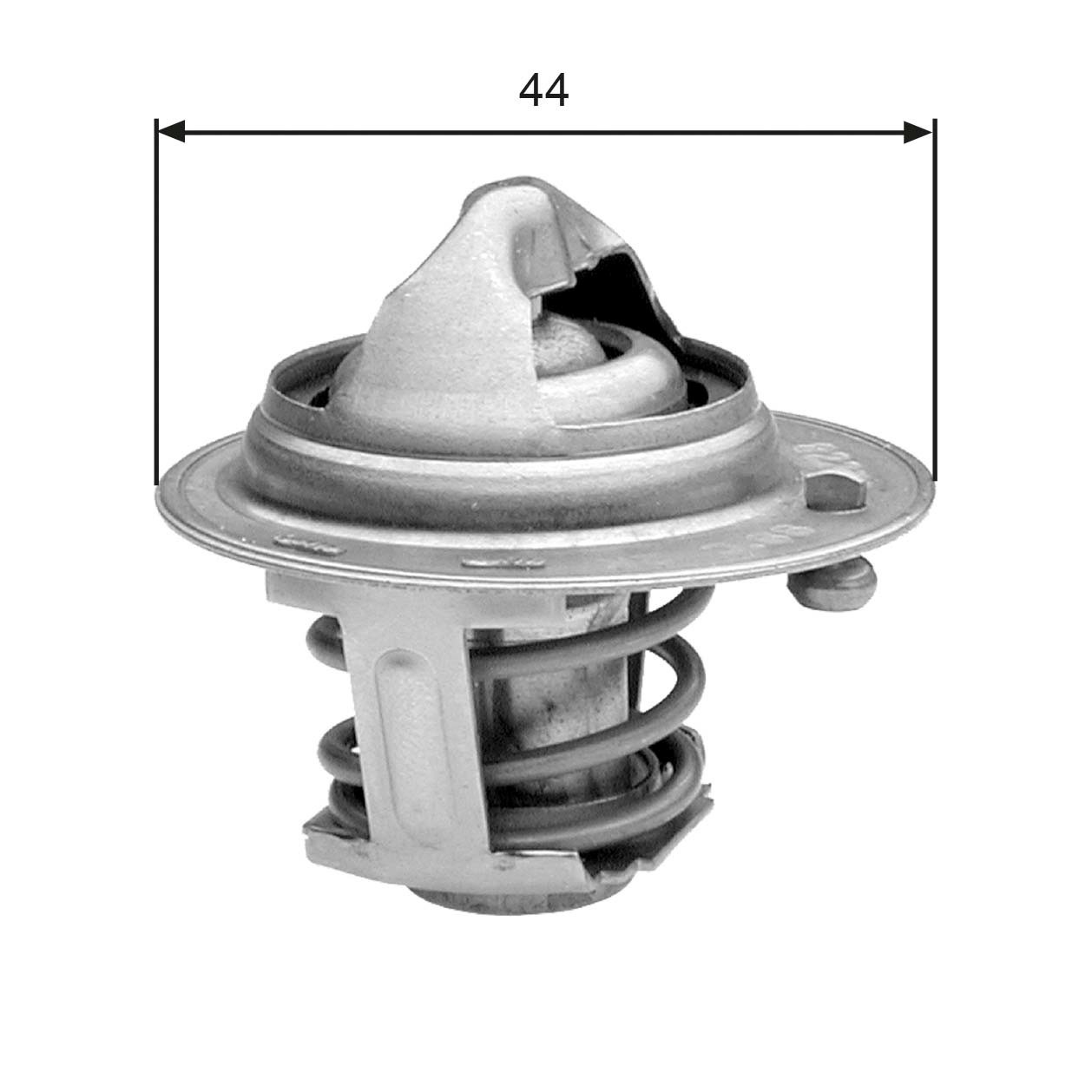 GATES-OE TH29588G1 Thermostat, coolant for CHEVROLET,DAEWOO,DAIHATSU,PIAGGIO