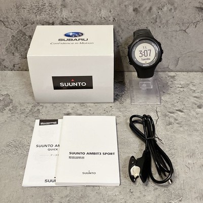 SUUNTO AMBIT3 SPORT SUBARU Novelty GPS Multi Sport Digital Watch Black