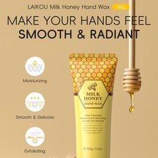 100g Milk Honey Hand Wax Nourishing Peel-Off Hand Mask Fade Hand Lines