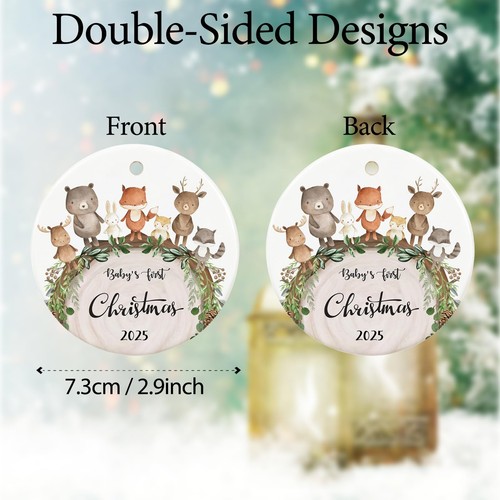Babys First Christmas Ornament 2025, My First Christmas Ornament, Baby's Firs... - Picture 2 of 7