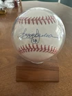 Reggie Jackson Autographed Official MLB Baseball Reggie Jackson W/Display Case