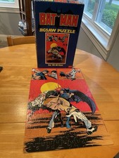 1973 DC Batman Jigsaw Puzzle 200 Piece Complete In Box