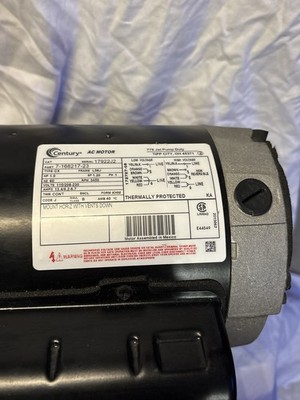CMA Dish Machines 00201.00 Motor, Wash Pump, 115/208-230V, 60HZ, 1HP