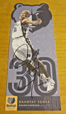 Dahntay Jones Signed 3.5X9 Photograph Flyer NBA Basketball Memphis Grizzlies