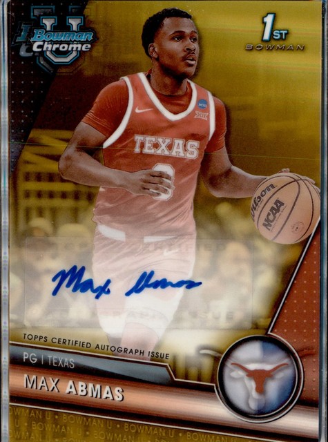 2024 Bowman Chrome Max Abmas Gold Auto /50