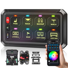 8-Gang Schaltpanel Bluetooth App Steuerung LE...