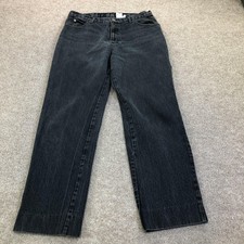 Calvin Klein Jeans American Classic Jeans Mens 34x30 Black Dark Wash Denim Pants
