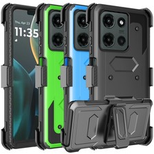 For Motorola Moto G 5G 2025 2024 2023 Case Clip Holster Cover Screen Protector