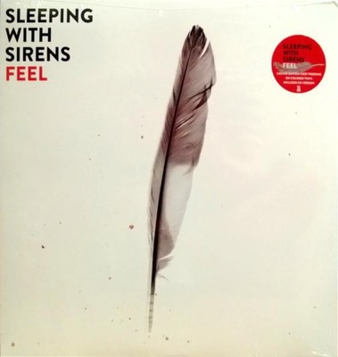 Sleeping with Sirens FEEL LP Vinyl Rot Mit Einschub Und CD Album 2013 33RPM