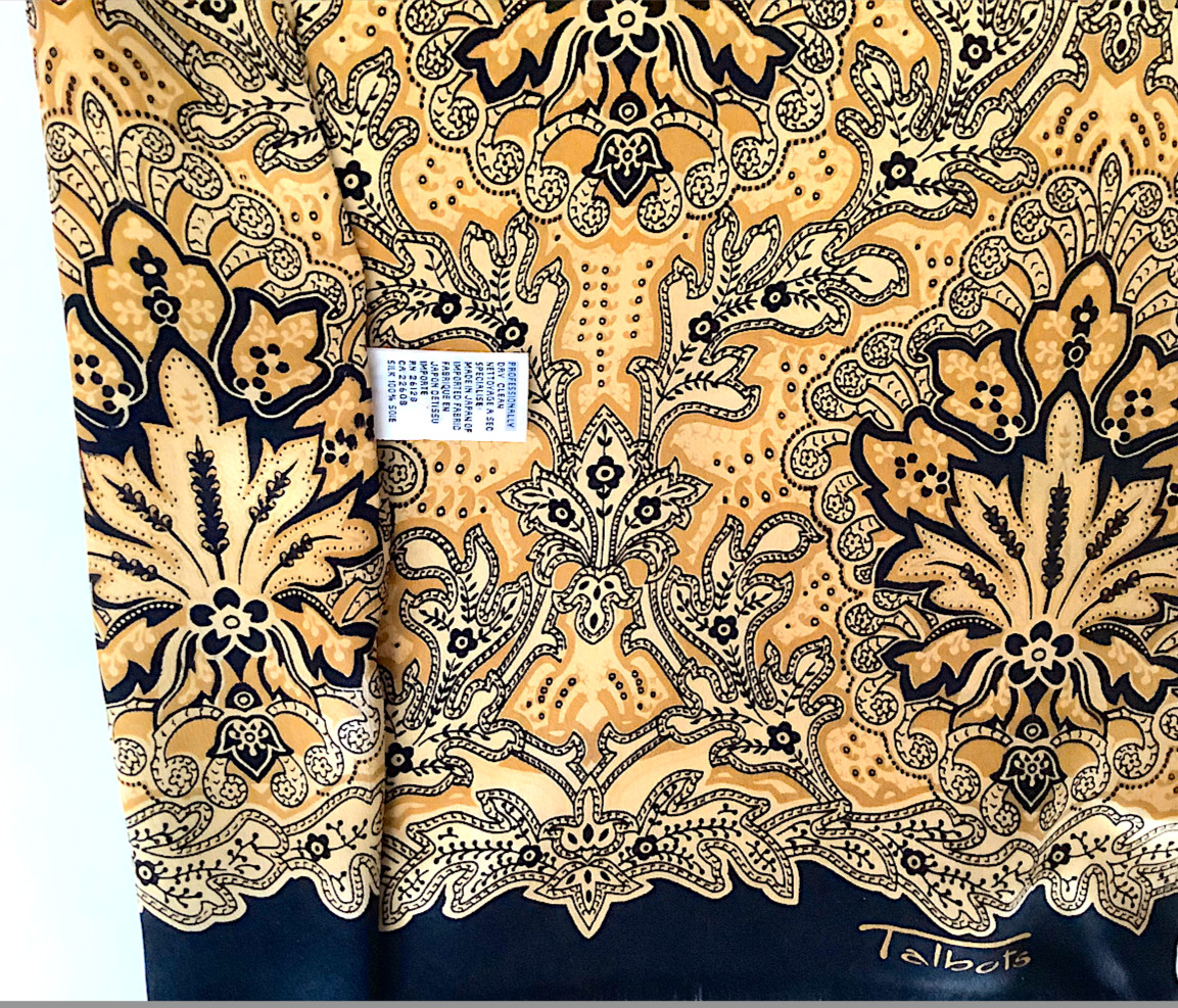 Talbots multi-colored rectangle paisley pattern s… - image 4