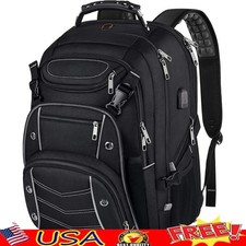18.4 Laptop Backpack for Unisex 60L Extra Large Gaming Laptops Back Bag Grey