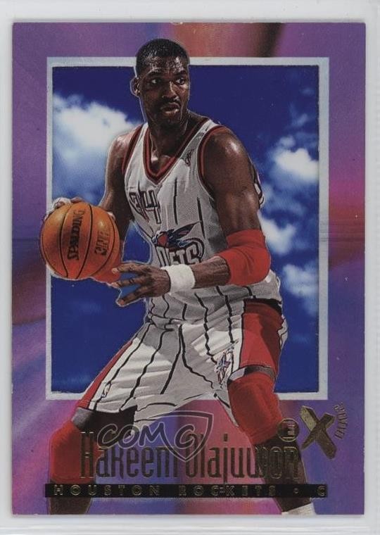 1996-97 Skybox E-X2000 Hakeem Olajuwon #25 HOF 6oq