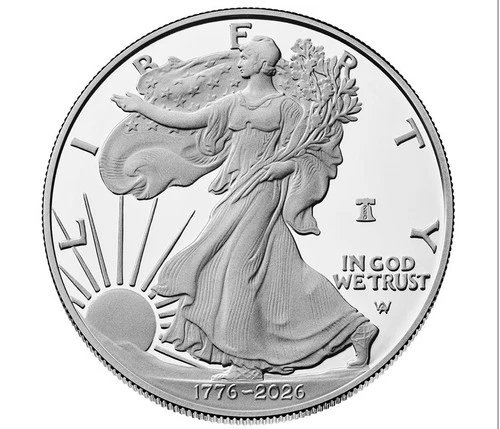 1776-2026 W PROOF  1 Ounce American Silver Eagle US MINT w/ OGP in hand