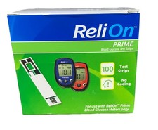 100 Relion Prime Test Strips Fresh Dated 2/27 15.48 Free Ship