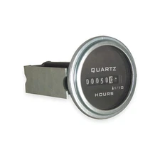 TRUMETER 732-0023 Hour Meter,Electrical,Round,10-80VDC 2PPU6