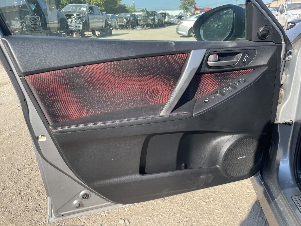 2012 MAZDA 3 MAZDASPEED Front INTERIOR Door Trim Panel Left Driver