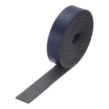 Flat Leather Strip, 5/8 Inch Wide 79 Inch Long , for DIY Craft -Deep Blue