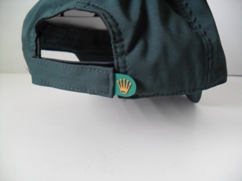 ROLEX Hat Authentic - Gold Crown Logo Microfiber Rolex Green Color Brand New - Picture 7 of 8